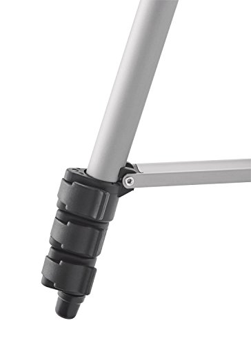 CULLMANN - 52100 - Alpha 1000 Stativ mit 3-Wege-Kopf - 3 Auszüge - Gewicht 480g - Tragfähigkeit 1 kg - 106cm Höhe - Packmaß 37cm - Silber – Bild 6