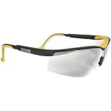 Dewalt DPG55-11C Clear Anti-Fog Protective Safety Glasses with Dual-Injected Rubber Frame and Temples