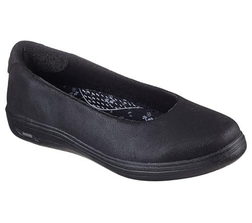 Skechers Women's On-The-Go Arch Fit Inspire - Windmore, Black/Black, 8