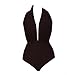 Brazilian High Waist Bikini Sexy Triangle Push Up One Piece Swimsuits In Women, Black, S