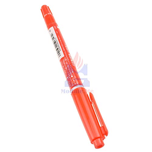 10PCS Red CCL Anti-Etching PCB Circuit Board Ink Marker Double Pen for DIY PCB Repair CCL Printed Circuit Diagram for Arduino