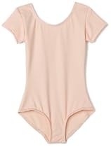 Capezio Girls' Team Basic Short Sleeve Leotard