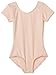 Capezio girls Team Basic Short Sleeve athletic leotards, Ballet Pink, 4 6 US