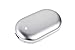 Osunlin 5200mAh Portable Pebbles Double-Side Rechargeable Hand Warmer/Power Bank for iPhone/Samsung (Silver)