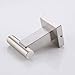 KES SUS 304 Stainless Steel Coat Hook Single Towel/Robe Clothes Hook for Bath Kitchen Garage Heavy Duty Contemporary Square Style Wall Mounted, Brushed Finish, A2260-2