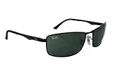Ray-Ban Men's RB3498 Sunglasses,64mm,Black