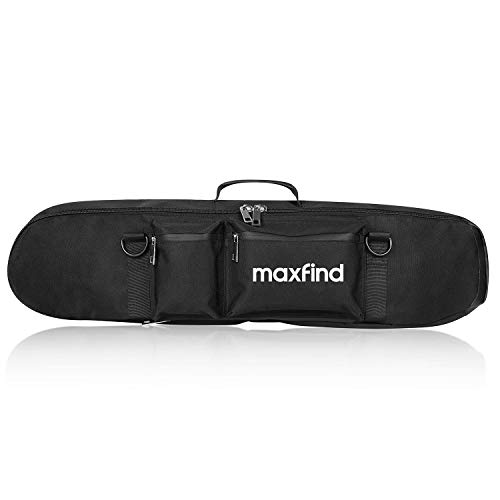 image for Maxfind Waterproof Skateboard Oxford Fabric PVC Backpack Cruiser Carry
