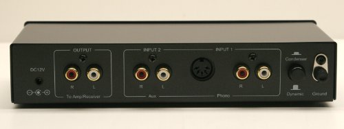Technolink TC-770LC High Gain Phono/Mic/Aux Preamp; includes optional PREMIUM HIGH POWER AC Adaptor