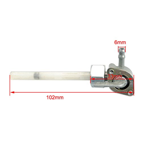 JCMOTO Gas Petrol Fuel Tank Switch Tap Petcock Valve For Quad Dirt Pit Trail Bike ATV