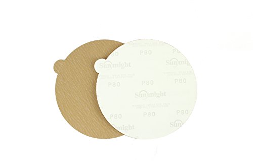 Sunmight 02506 8" No Hole PSA Disc (Gold Grit 80)