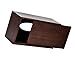 Alpine Industries Wooden Bamboo Rectangular Tissue Box Cover - Eco Friendly Pull Holder/Dispenser - Decorative Organizer for Bathroom, Office Desk & Car (Espresso)