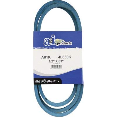 Pix A & I Products Blue Kevlar V-Belt with Kevlar Cord - 83in.L x 1/2in.W, Model# A81K/4L830K