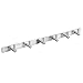 Amzdeal Coat Hook Wall Mounted 304 Stainless Steel Heavy Duty Coat Rack Door Hooks Bathroom Towel Hooks with 6 Hooks can Hold 30kg(66lb)