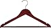 ZOYER Wood Suit Hangers (20 Pack) - Premium Quality Wooden Coat Hangers - Strong & Durable Suit Hangers - Cherry