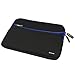 11 ~ 11.6 inch Laptop Sleeve, Evecase Neoprene Padded Slim Bag with Accessory Pocket for Apple Macbook Air, Microsoft New Surface Pro 2017, Surface Pro 4/ 3/ 2/ 1 Samsung Chromebook 3 XE500C13 - Black