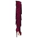Urban Heels Women's HUNTER-01 Faux Fur Over The Knee-High Fringe High Heel Boots