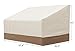 Finnhomy Patio Outdoor Bench Loveseat Covers Waterproof Furniture Covers Sofa Chair Covers 57.8” x 31” x 32.5”