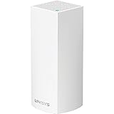 Linksys Velop Mesh Router (Tri-Band Home Mesh WiFi System for Whole-Home WiFi Mesh Network) 1-Pack, White