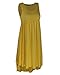 Ineffable Women's Sleeveless Pockets Casual Loose Swing Flare Dress