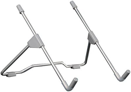 Uniwish Laptop Stand Portable Adjustable Aluminum Desktop Tray Ergonomic Riser Holder for Apple Macbook and any Notebook between 10'' to 17.3'' (White)