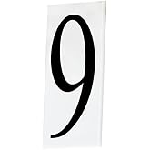 Maxim 53619WT House Number 9, White
