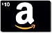 Amazon.com $10 Gift Card in a Greeting Card (Amazon Surprise Box Design)