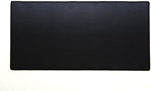 PKQP Extended Mouse and Keyboard Pad Large Mouse Pad Water-Resistant Mouse Mat with Non-Slip Rubber Base Support for Computer/ Notebook/ PC (black)