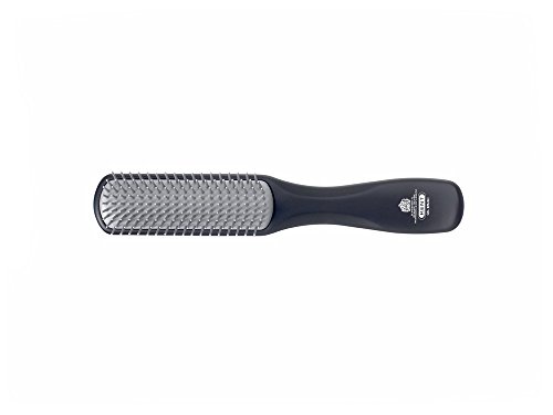 Kent - KFM3 Kent Hair Brush, Gray With Black Handle, 7.9 x 1.2 x 0.5 inches