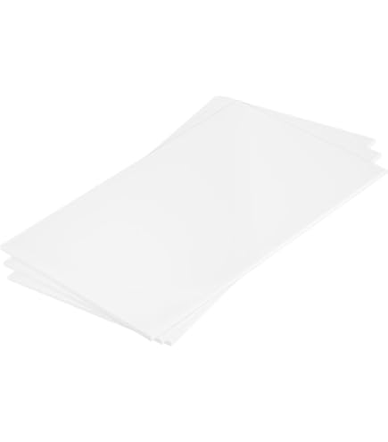 5 Pack 12x16x.04" Clear Plastic Sheet, Plexiglass Craft Plastic Sheets PET Flexible