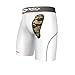 Shock Doctor Adult 235 Compression Short Hard Cup, Small, White