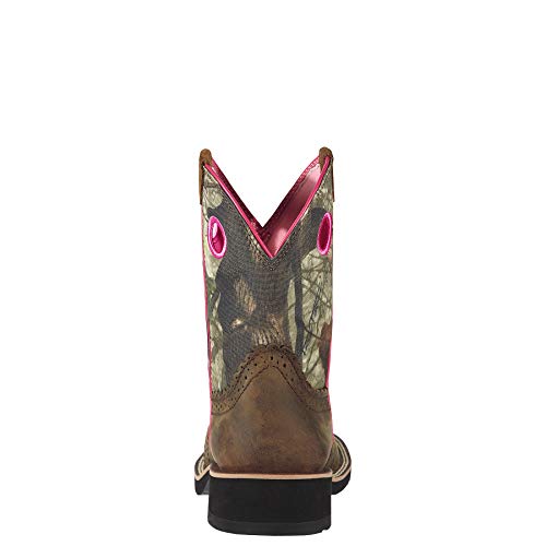 ARIAT Fatbaby Cowgirl Western Boot Distressed Brown Size 9 B/Medium US - Thumbnail 4