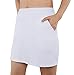slimour Women Travel Skirt with Pockets Athletic Skirts Active Skirt with Shorts Hiking Skort