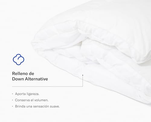 Pillow Top King Luuna Essential Microfibra, Down Alternative Ultra Soft, Capa Hipoalergênica, Lavável