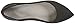 crocs Women's Rio Ballet Flat, Black/Platinum, 8 M US