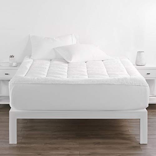 Beckham Hotel Collection Premium Microplush Mattress Pad - Hypoallergenic Ultra Soft Overfilled Topper with Deep Fit - Full - Thumbnail 3