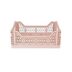AYKASA Collapsible Storage Bins, Plastic Crate for