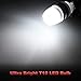 Yorkim T10 LED Light Bulb, High Power Samsung Chips 194 Bulbs for 168 194 W5W 2825 T10 Wedge, Pack of 10 - White
