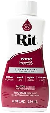 Rit Dye Liquid 236ml Wine Mouldmaster Fabric Dye view 2