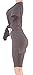 Nulibenna Womens Two Piece Outfits Side Slit Shirt and Midi Pant Sets