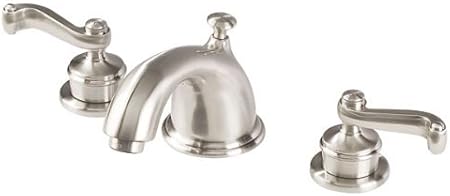 Widespread Bathroom Faucet with Double Lever Handles ...