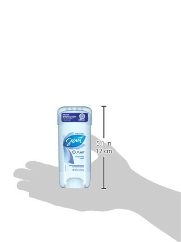 SECRET OUTLAST COMPLETELY CLEAN SCENT WOMEN’S CLEAR GEL ANTIPERSPIRANT & DEODORANT 2.6 OZ