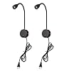 Wandleeslamp set van 2 zwanenhals lamp, LED leeslamp wandspot, leeslamp wandlamp incl. schakelaar, nachtverlichting…