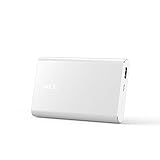 [Half Price Deal] 8000mAh Power Bank Portable Charger, iXCC Aluminum High Speed Compact External Battery Pack Charger for iPhone, iPad, Samsung Galaxy and More - Silver