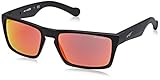 Arnette Specialist Sunglasses - AN4204 01/6Q - Matte Black/Grey-Red Mirror