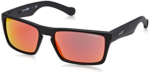 Arnette Specialist Sunglasses - AN4204 01/6Q - Matte Black/Grey-Red Mirror
