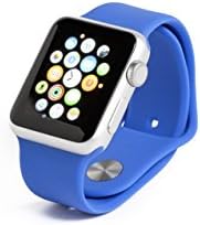 Gorillatronics 42mm Replacement Band for Apple Watch - High Performance Sport Silicon (Royal Blue (Medium/Large))