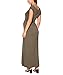 KRISP Womens Casual Maxi Dress Baggy Oversize Short Sleeve High Waist Dresses,Khaki [Short Sleeves],X-Large,UK 16;3269-KHA-16