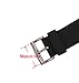 2 Pieces Size 26mm Black Rubber Replacement Keeper Watch Band/Strap Loop for Men Women