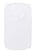 Internet's Best Square Pop Up Laundry Hamper - Collapsible Laundry Bag with Mesh Drawstring Lid - Carry Handles - Dirty Laundry Sorter Basket - White