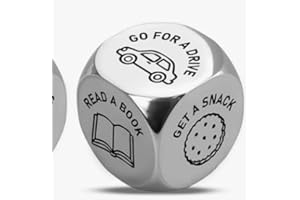Funny Decider Dice - Premium Stainless Steel Decision Maker - Unique Retirement Gifts for Men & Women, Coworker Appreciation,